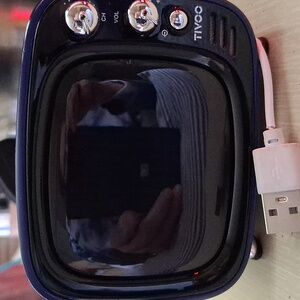 Divoom Tivoo Retro Pixel Art Bluetooth Speaker - Clock Blue